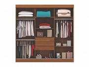 Guarda Roupa Armario Roupeiro Mademarcs Europa Alfa Espelhado 03 Portas 2.18 m